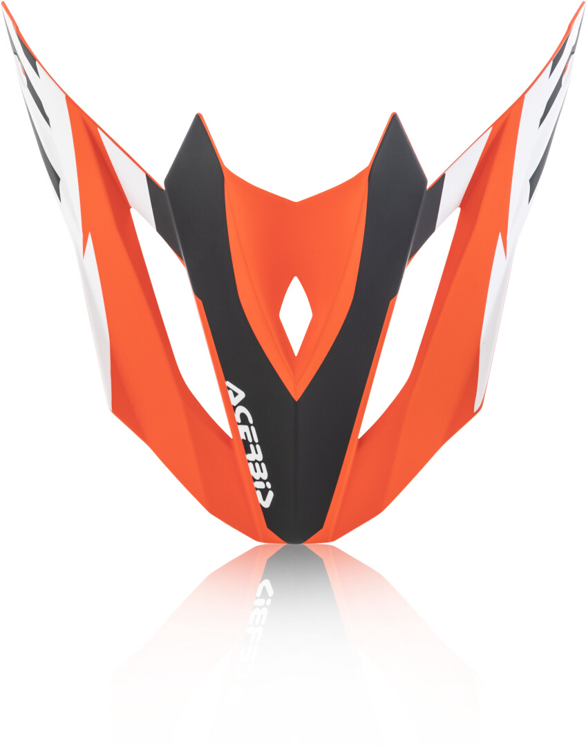 Acerbis Profile 4 Helmet Peak, black-white-orange, black-white-orange