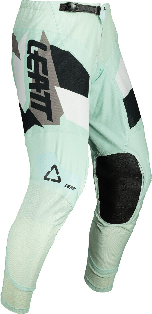 Leatt Moto 4.5 Patch Motocross Pants, white-green, Size M, white-green, Size M