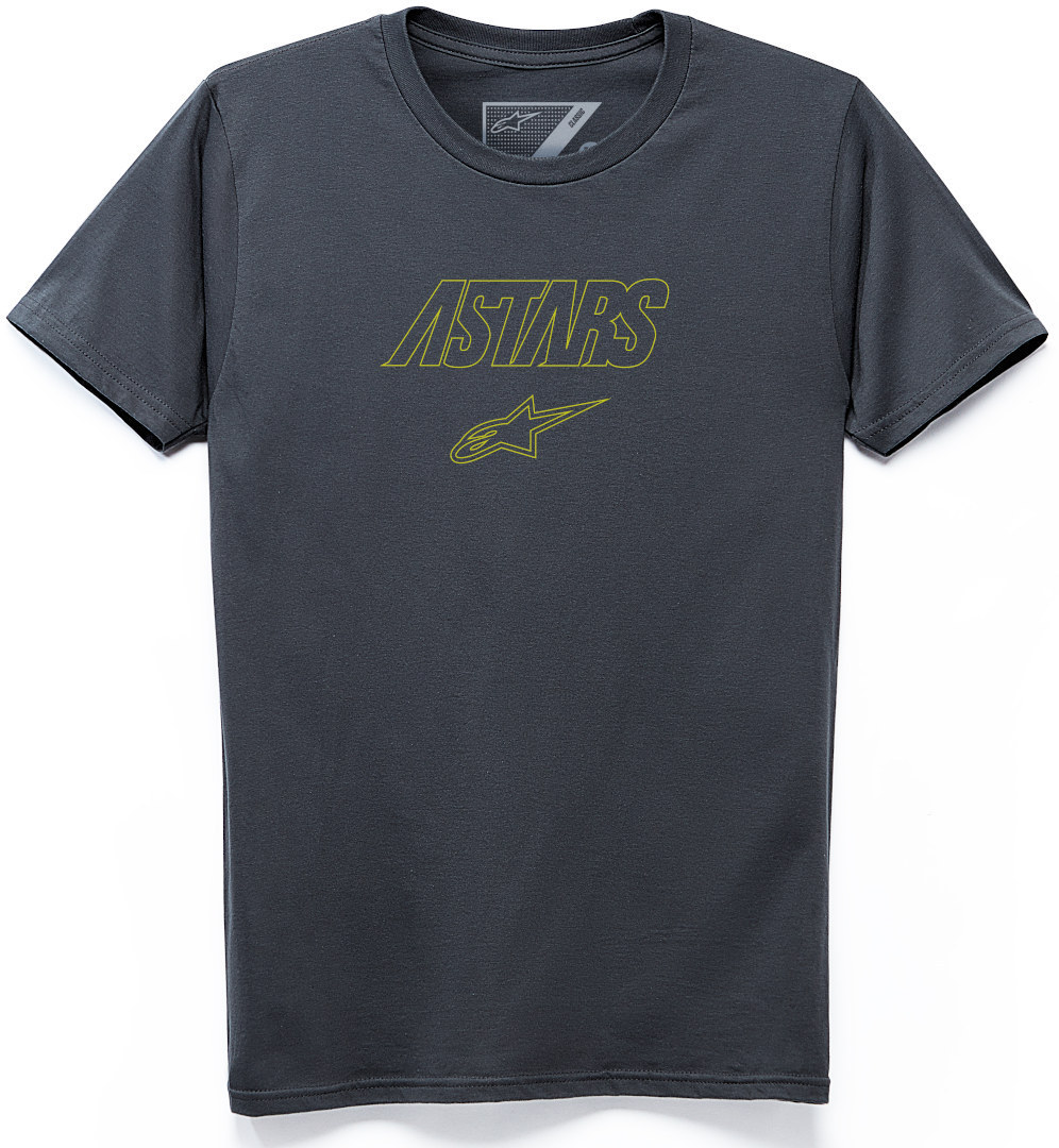 Alpinestars Fineline T-shirt, grå-gul, storlek S