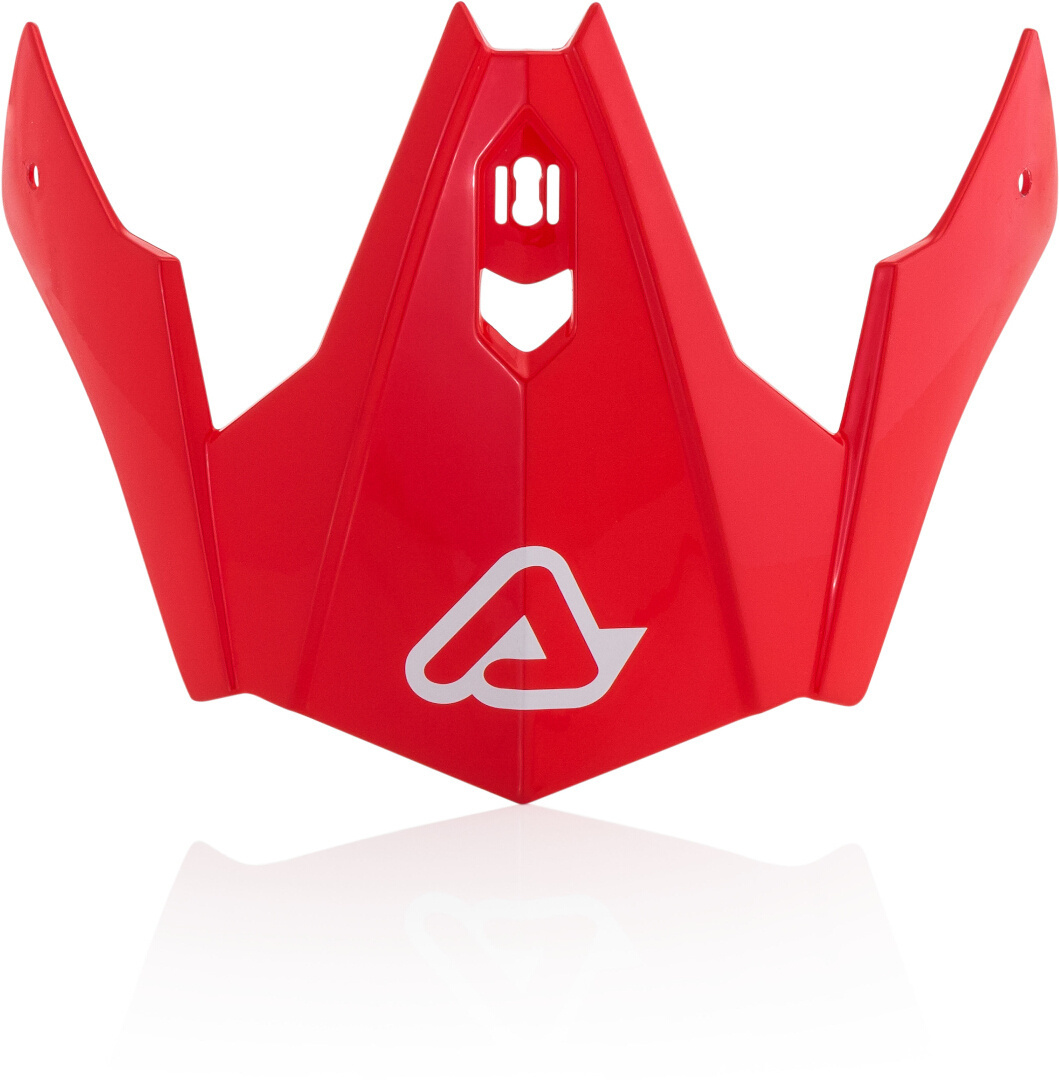 Acerbis Jet Aria Helmet Peak, red, red, Size One Size