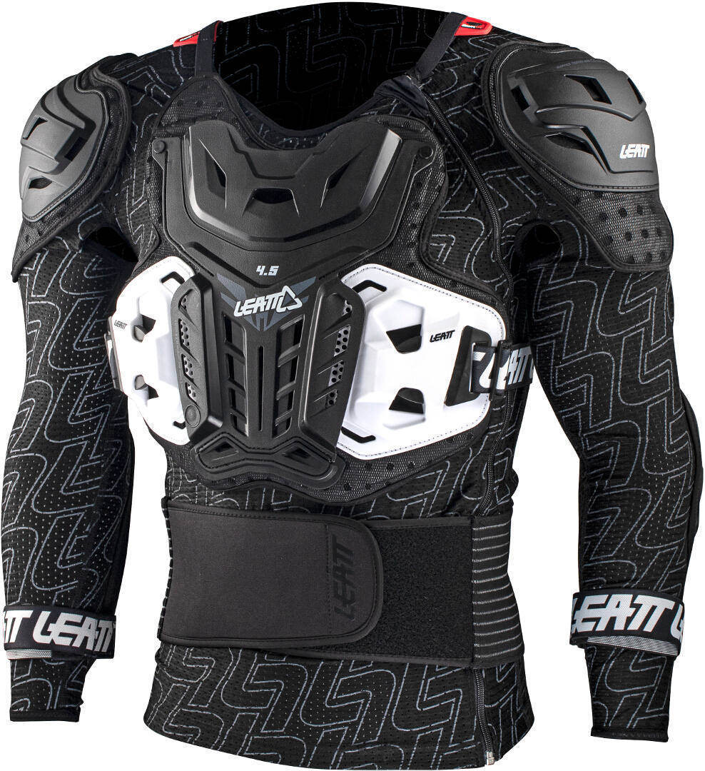Side view of Leatt 4.5 Pro Body Protector Jacket, black, Size S M for Men