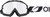 Oneal B-10 Twoface Silver Mirror Motocross Brille
