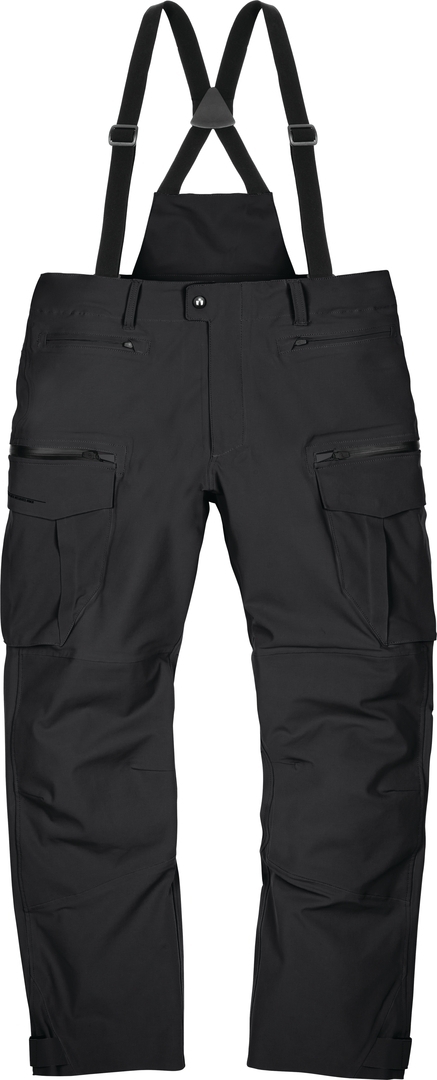 Icon Stormhawk WP Motorcycle Textile Pants, black, Size 32, black, Size 32