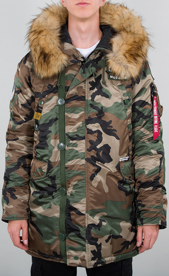 Alpha Industries N3B Airborne Camo Jacket - buy cheap FC-Moto