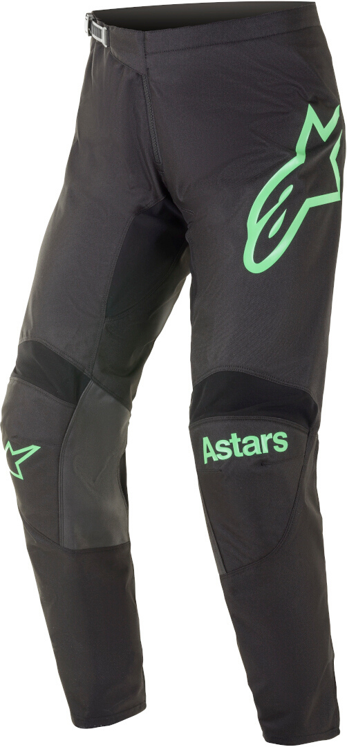 Alpinestars Fluid Chaser Motocross Hose, schwarz-türkis, Größe 28, schwarz-türkis, Größe 28