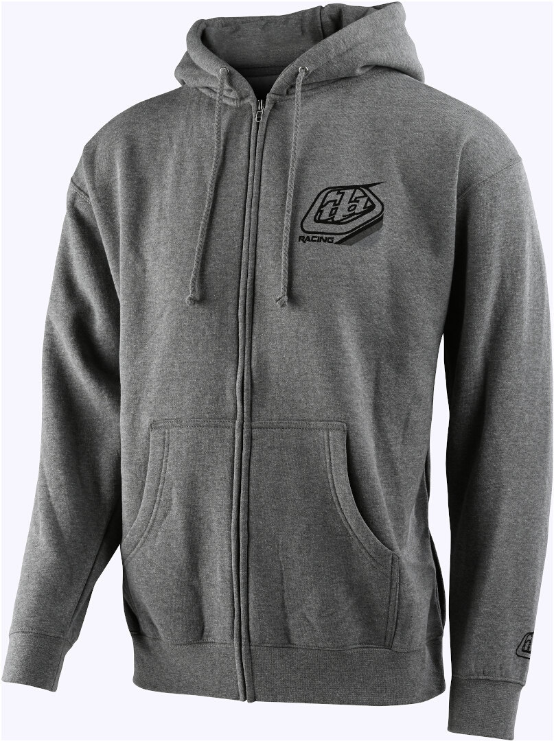 Troy Lee Designs Mix Zip Hoodie, grey, Size S, grey, Size S