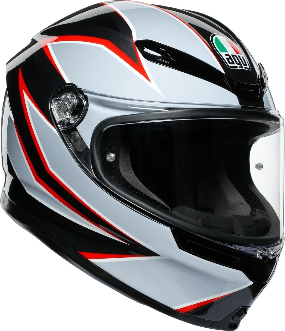 AGV K-6 Flash hjälm, svart-grå, storlek L