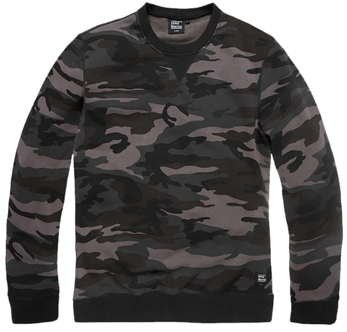 Vintage Industries Camo Greeley Sweatshirt, multicolored, Size S, multicolored, Size S