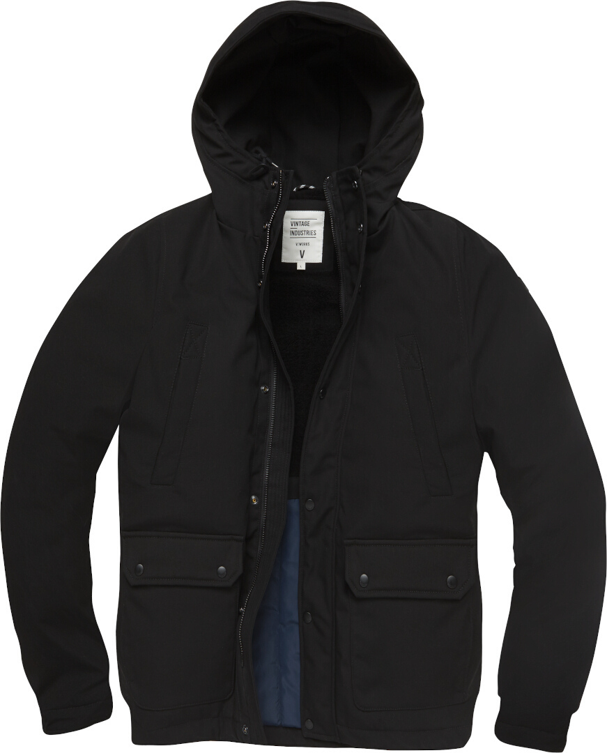 Vintage Industries Ledger Parka, black, Size S, black, Size S