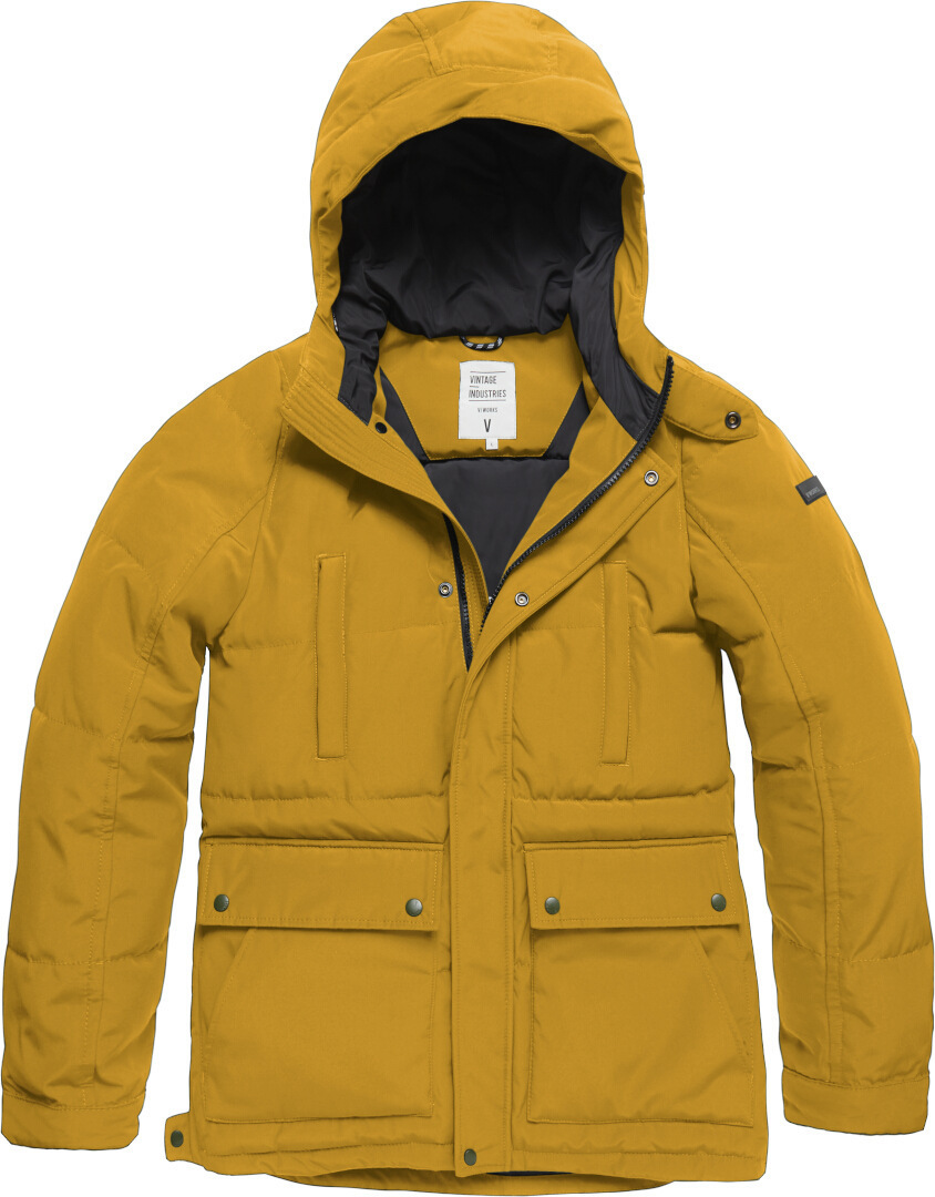 Vintage Industries Milo Parka, gul, størrelse XL