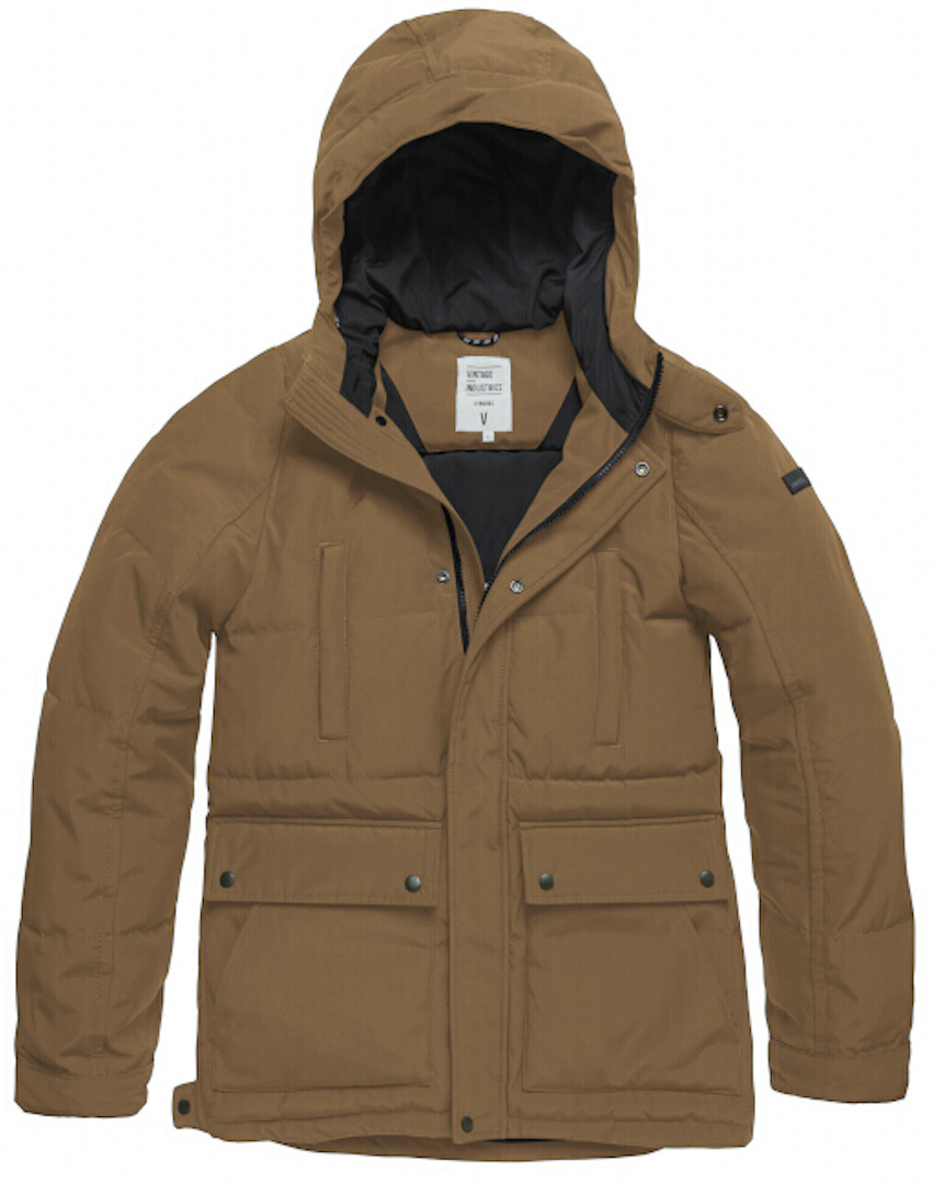 Vintage Industries Milo Parka, bruin, afmeting M