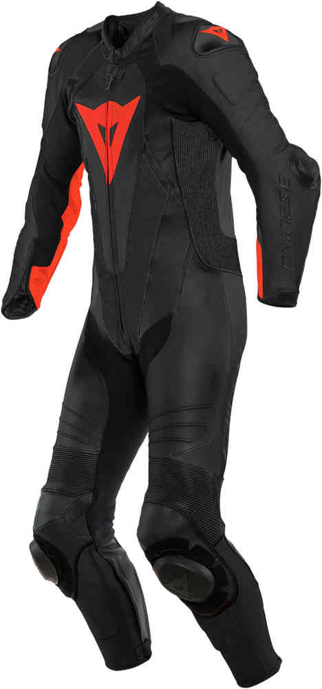 Dainese Laguna Seca 5 Traje de cuero de motocicleta perforado de una pieza