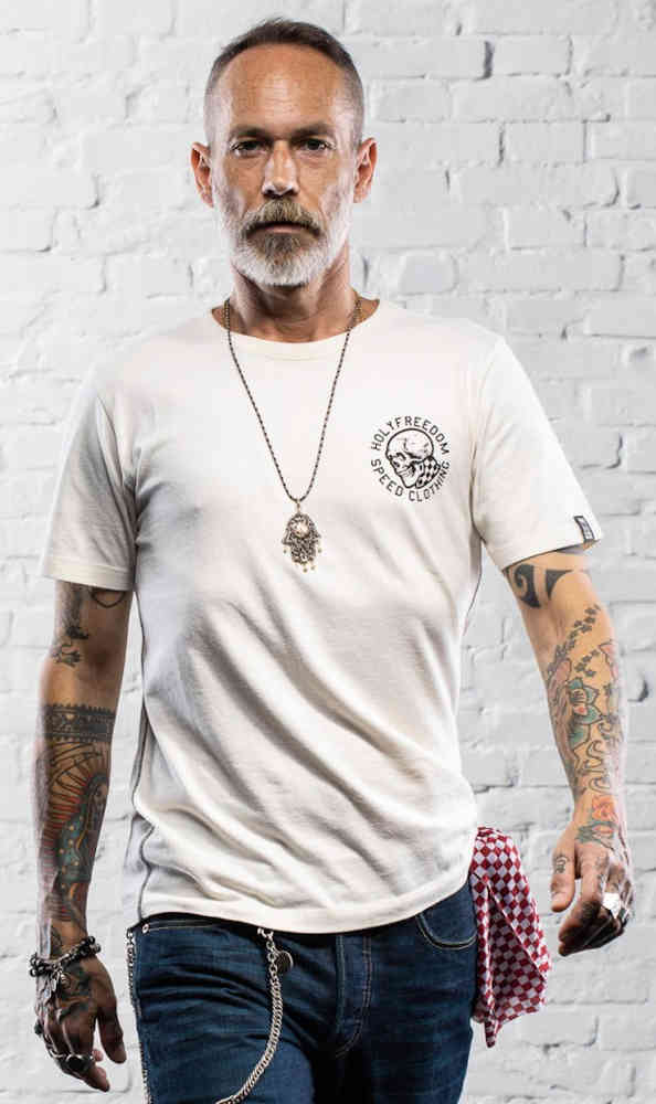 HolyFreedom Ghost Rider Antique White Samarreta