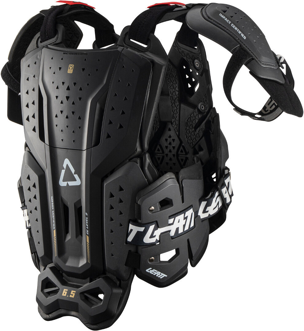 Side view of Leatt 6.5 Pro Chest Protector, black, Size 2XL for Men