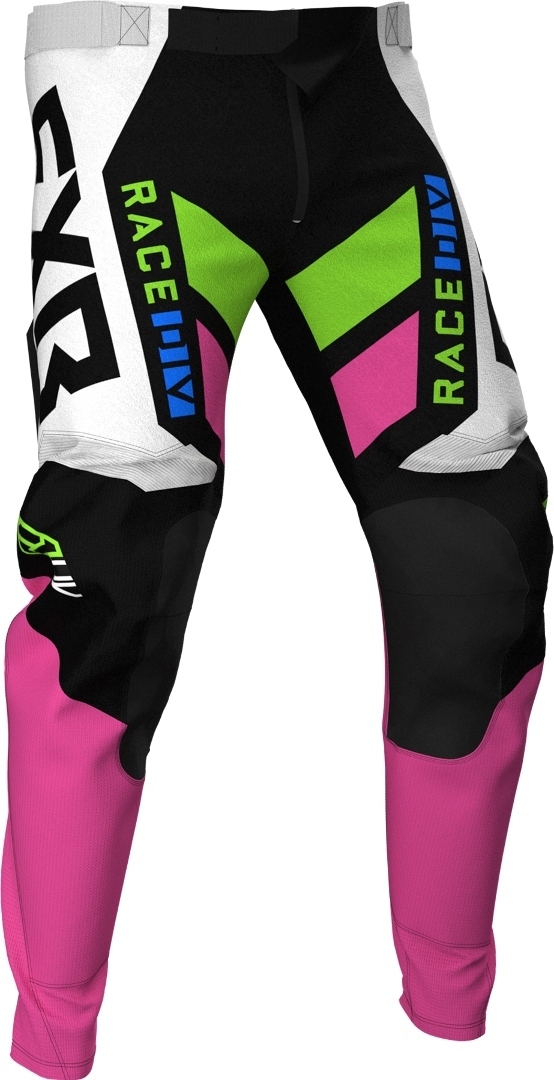 FXR Podium MX Gear Youth Motocross Pants, black-white, Size 24, black-white, Size 24