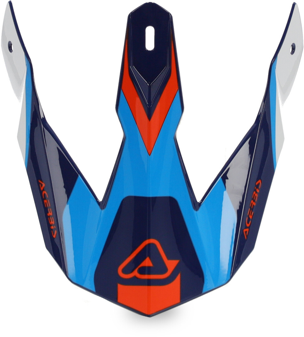 Image of Acerbis Linear Picco del casco, blu-arancione