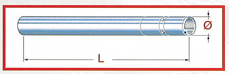 TAROZZI fork tube Ducati TS 175