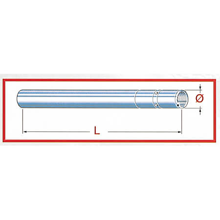 Image of Il forcella TAROI HONDA VT 750 Ombra, argento