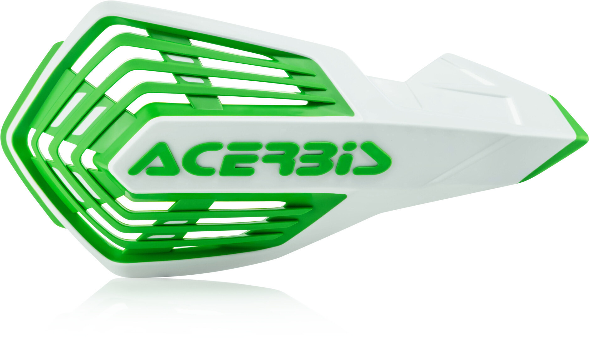 Acerbis X-Future Hand Guard, white-green, white-green, Size One Size