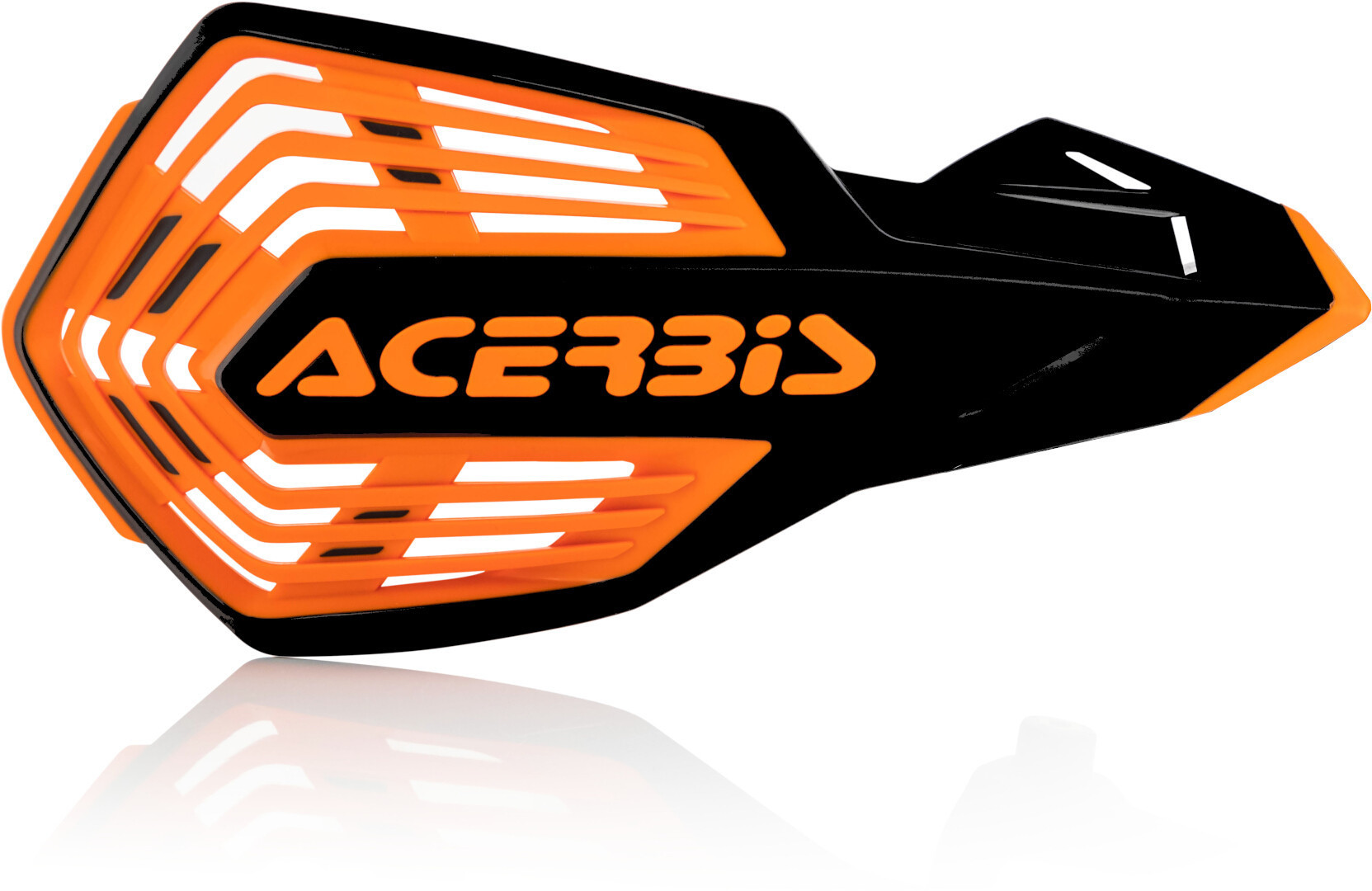Acerbis X-Future Hand Guard, black-orange, black-orange, Size One Size