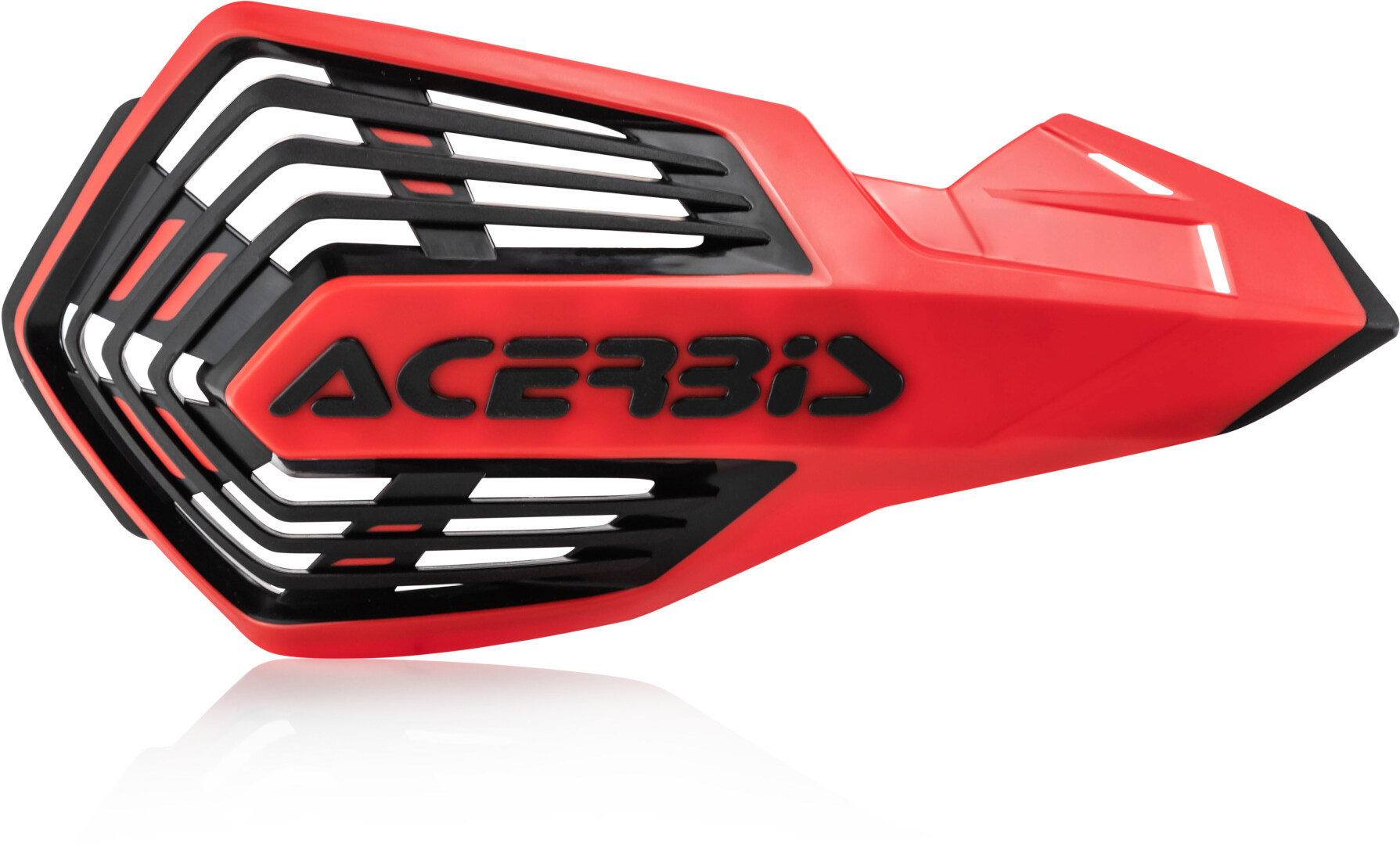 Acerbis X-Future Hand Guard, black-red, black-red, Size One Size