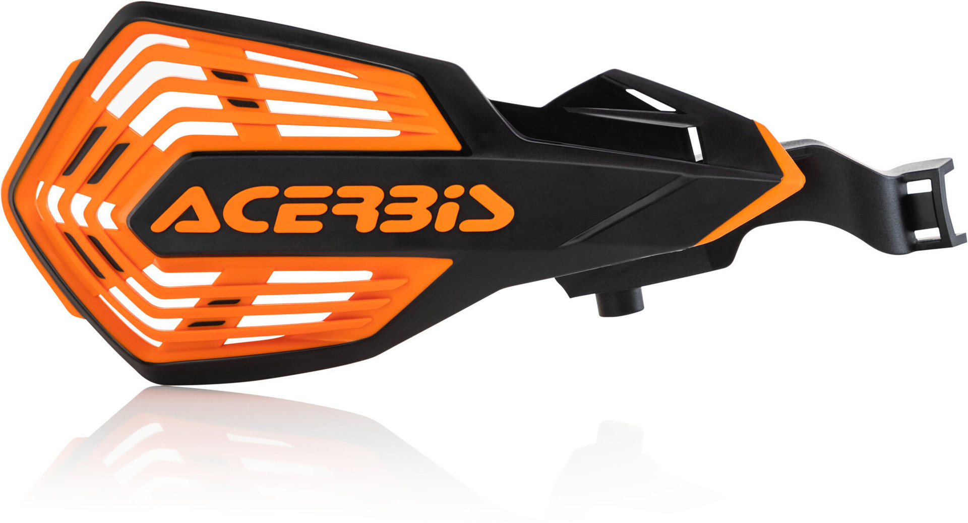 Acerbis K-Future Hand Guard, black-orange, black-orange, Size One Size
