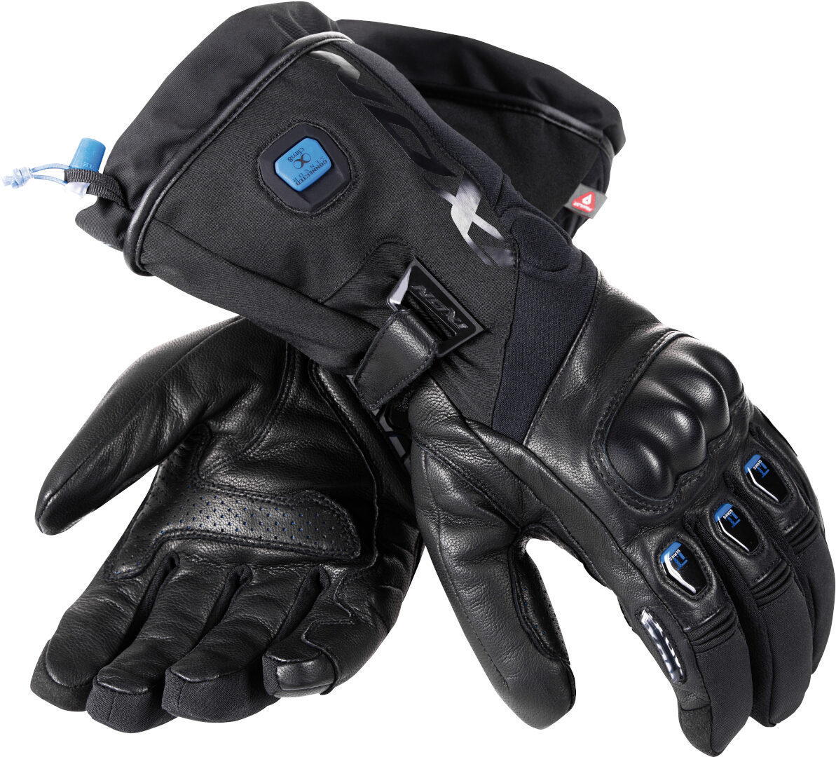 Ixon IT Aso Evo Heatable Motorcycle Gloves, black, Size 3XL, black, Size 3XL