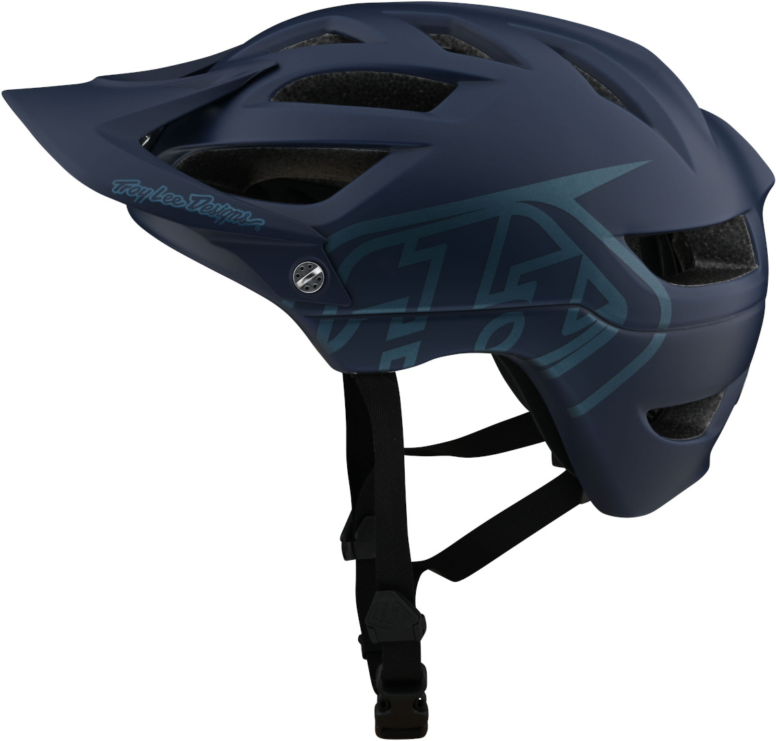 Image of Troy Lee Designs A1 Drone Casco da bicicletta, blu, dimensione XL 2XL