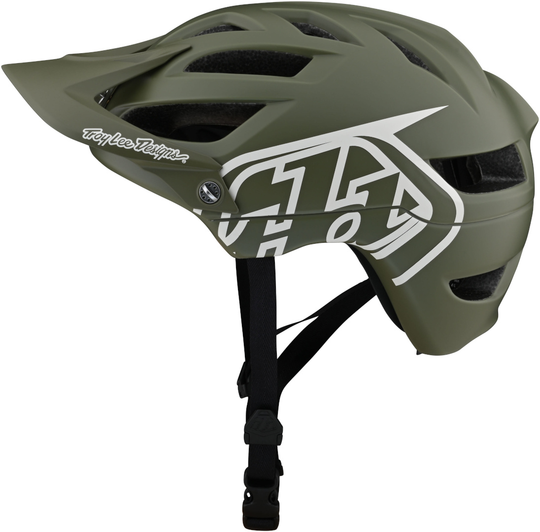 Image of Troy Lee Designs A1 Drone Casco da bicicletta, verde, dimensione M L