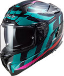 LS2 FF327 Challenger Flames Carbon Casco