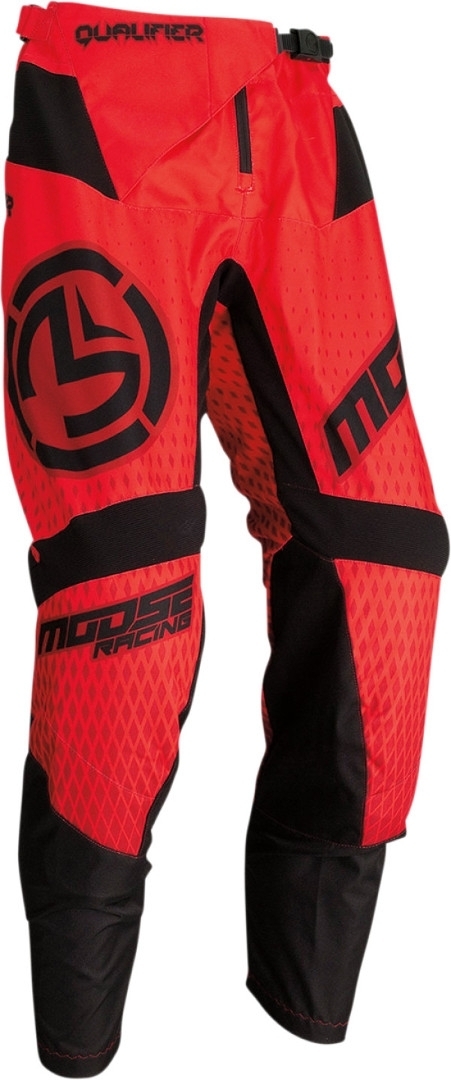 Moose Racing Qualifier Motocross Hose, schwarz-rot, Größe 36, schwarz-rot, Größe 36