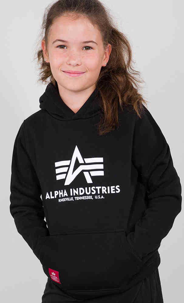Alpha Industries Basic Felpa con cappuccio giovanile