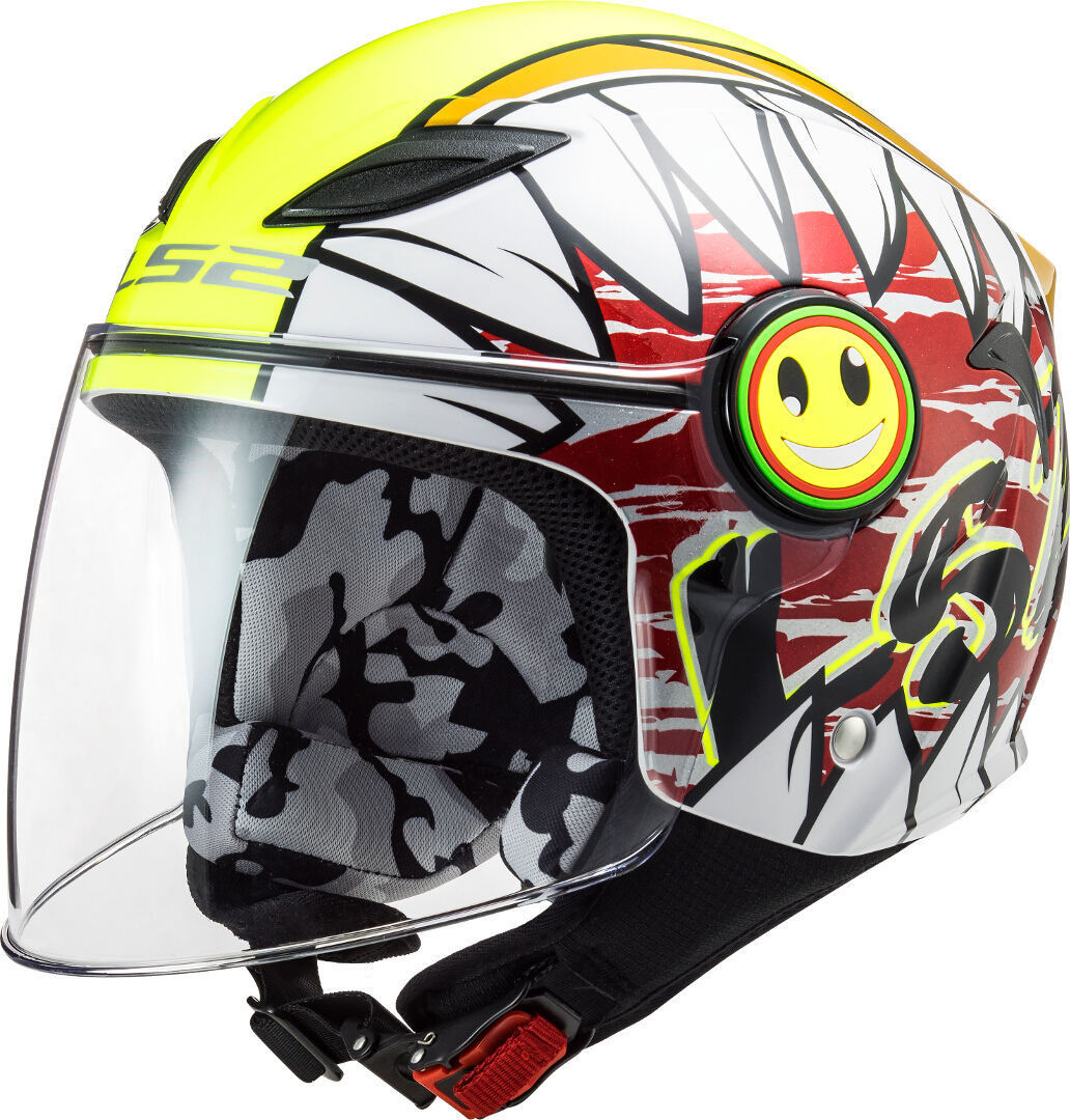LS2 OF602 Funny Crunch Kids Jet Helmet, multicolored, Size L, multicolored, Size L