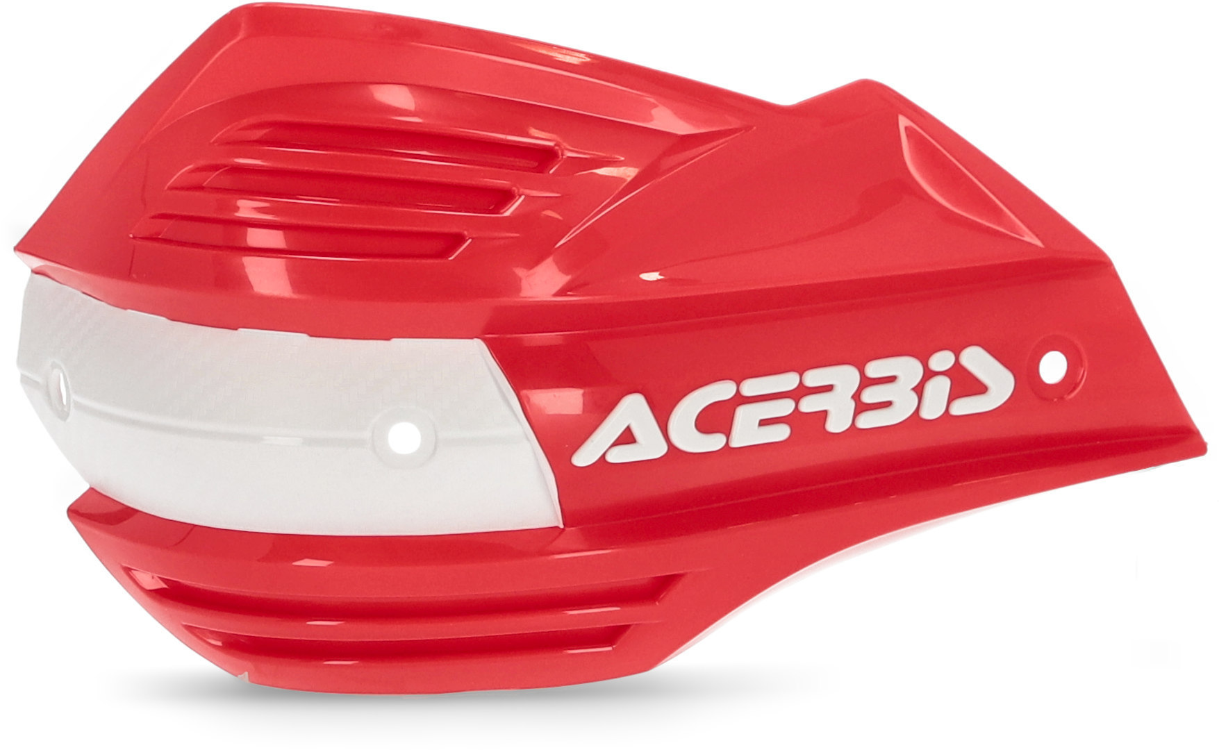 Image of Acerbis X-Factor Conchiglia della Guardia a mano, bianco-rosso