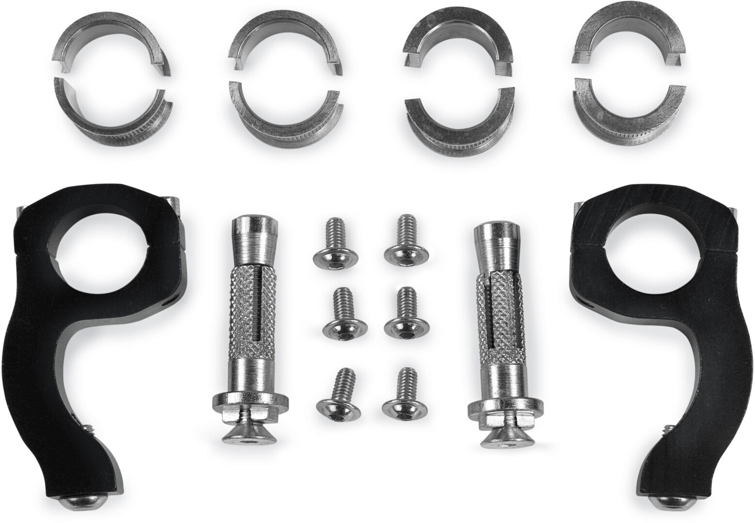 Acerbis X-Factor Mounting Kit, black, black, Size One Size