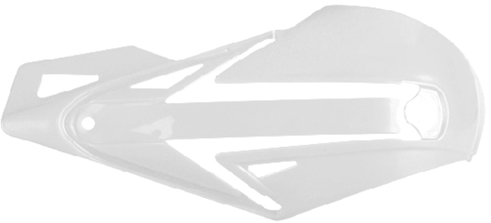 Acerbis Plastics E Hand Guard Shell, white, white, Size One Size