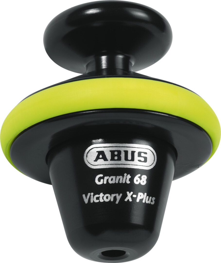 Image of ABUS Granit Victory XPLus 68 Round-Lock Blocco disco freno, nero-giallo