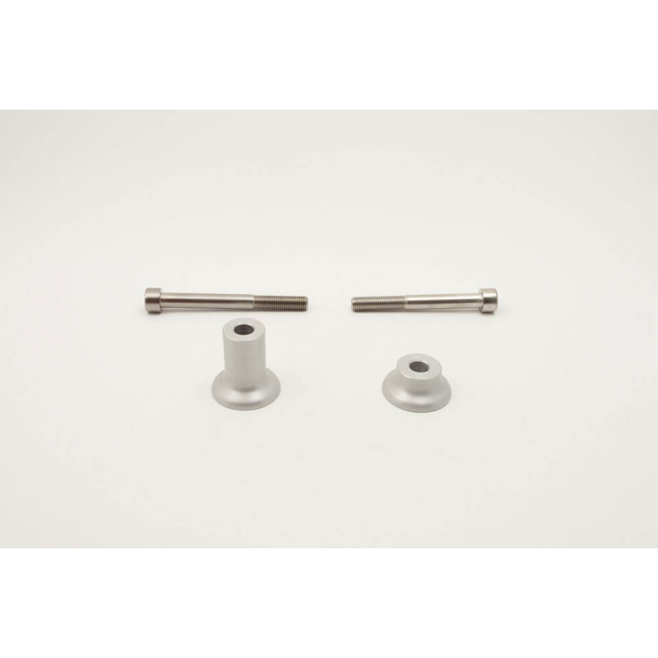 LSL CRASH PAD® Mounting Kit Speed Four, silver, silver