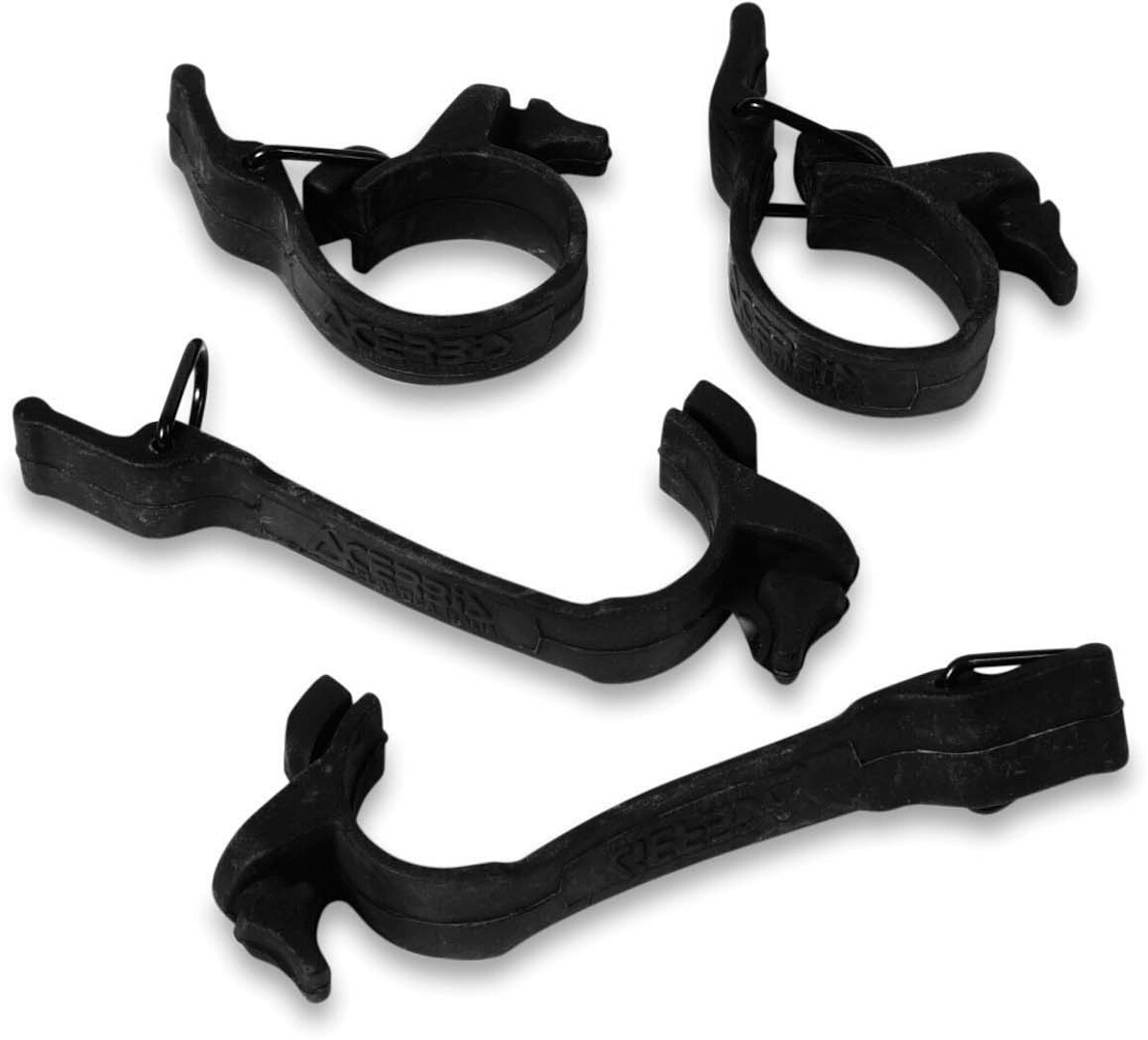 Acerbis Headlight Mounting Straps, black, black, Size One Size