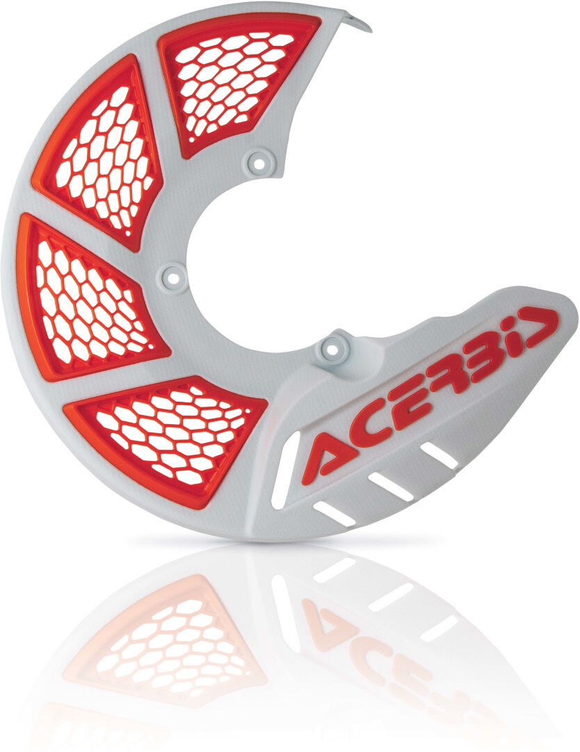 Acerbis X-Brake 2.0 Frontscheibenabdeckung, weiss-orange, weiss-orange
