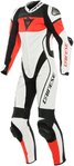 Dainese Imatra 一件穿孔女士摩托車皮革西裝。