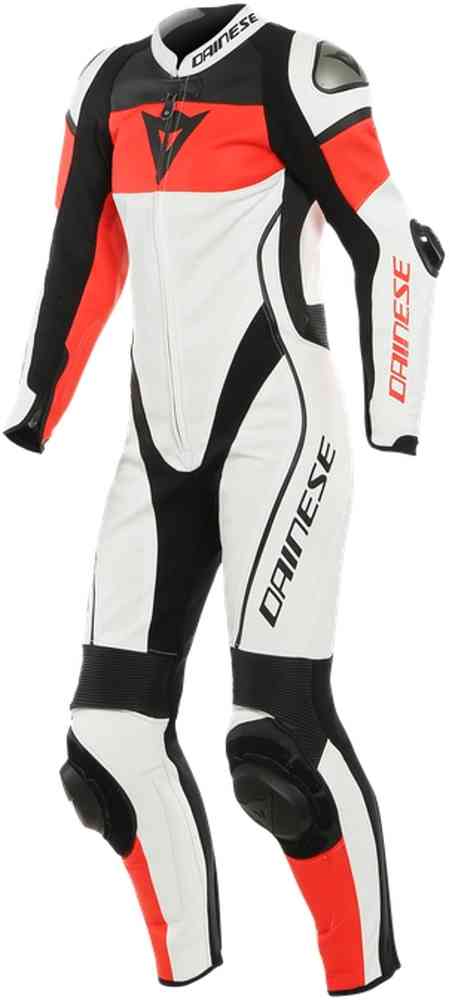 Dainese Imatra One Piece Perforated Ladies Motorcycle Leather Suit