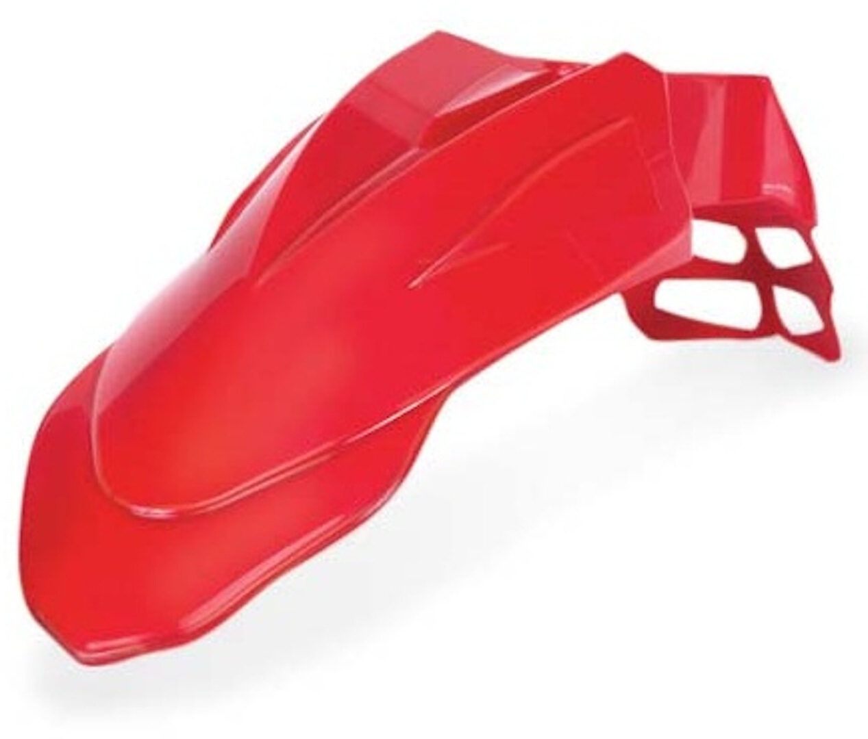 Acerbis Supermoto Front Fender, red, red, Size One Size