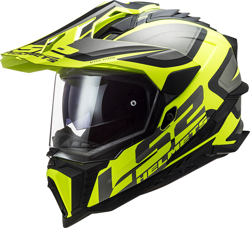 LS2 MX701 Explorer HPFC Alter Motocross roder, svart-gul, storlek S