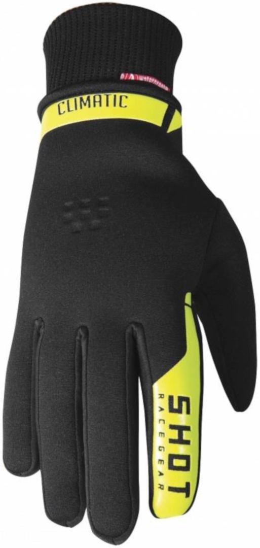 Shot Climatic 2.0 Motocross Gloves, black-yellow, Size M L, black-yellow, Size M L