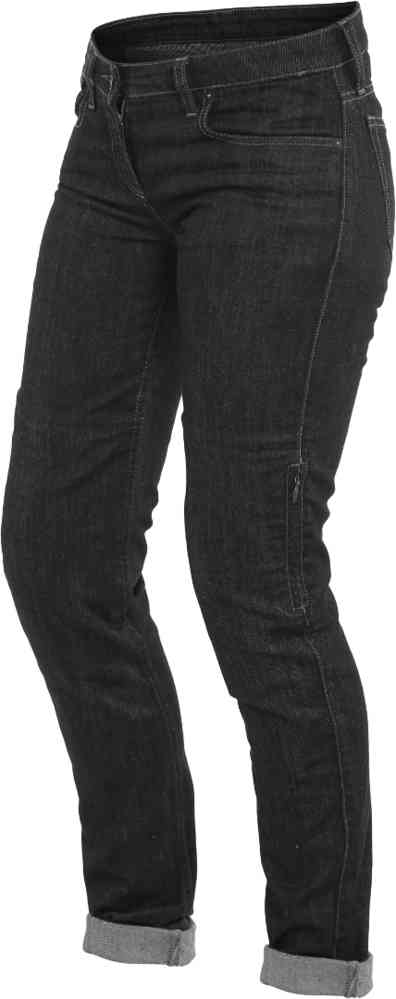 Dainese Denim Slim Dames Motorfiets Textiel Broek