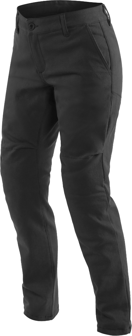 Image of Dainese Chinos Pantaloni tessili per moto da donna, nero, dimensione 24 per donne