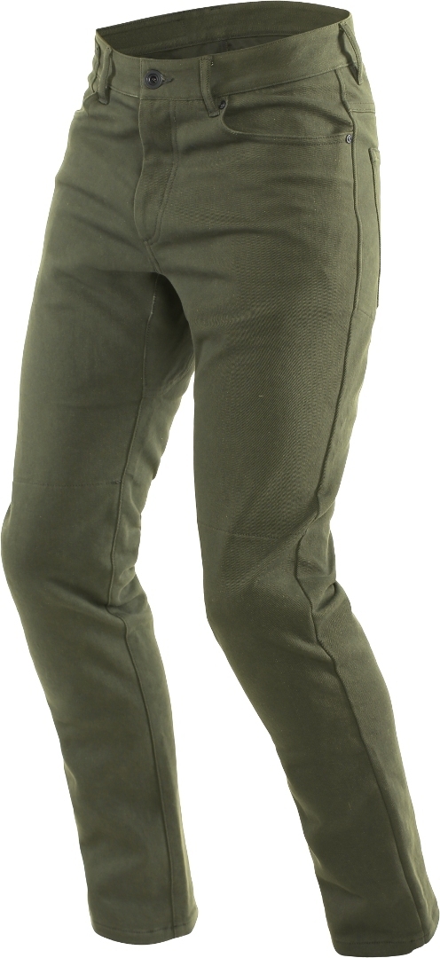 Dainese Classic Slim Motorcykel Textil Byxor, grön, storlek 39