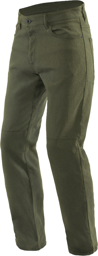 Dainese Classic Regular Motorcycle Textile Pants, green, Size 32