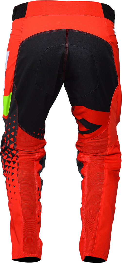 Side view of Answer Elite Korza Motocross Pants, white-red, Size 30 for Men
